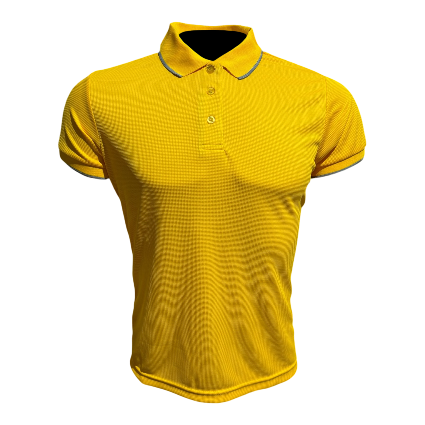 Camisa tipo polo Waffit - Amarillo