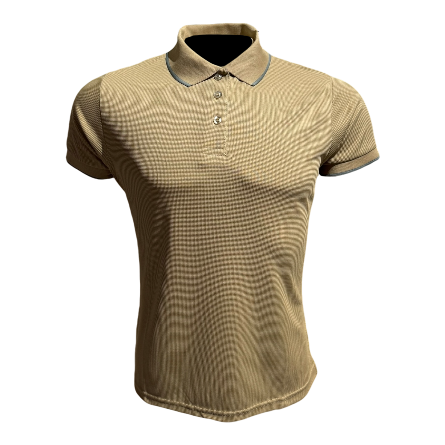 Camisa tipo polo Waffit - Beige