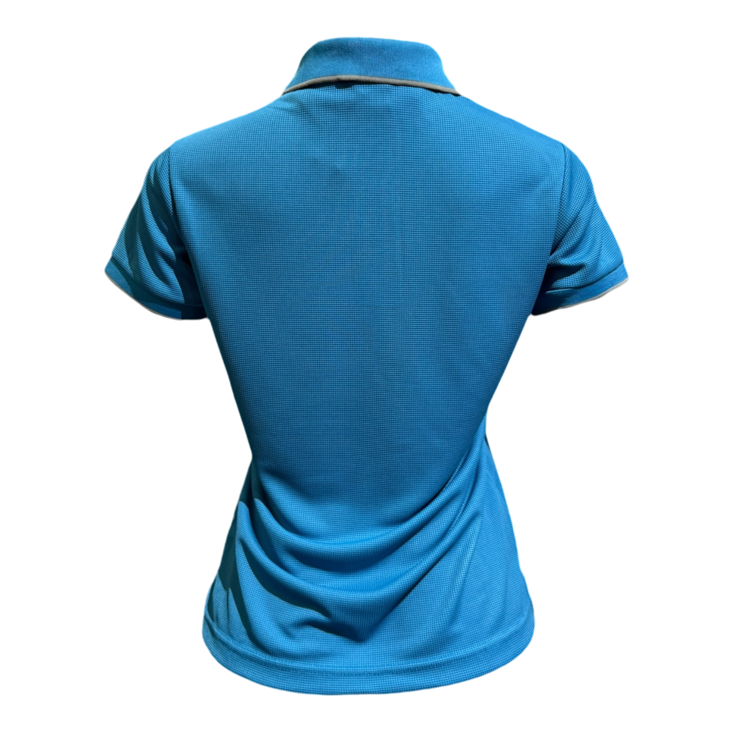 Camisa tipo polo Waffit -Turquesa