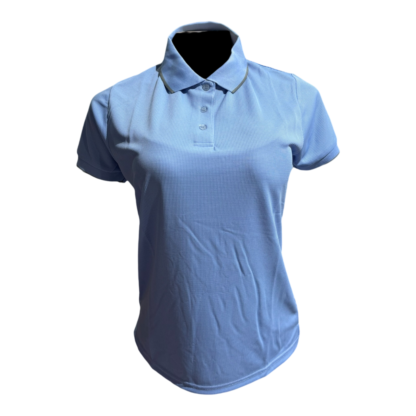 Camisa tipo polo Waffit - Celeste
