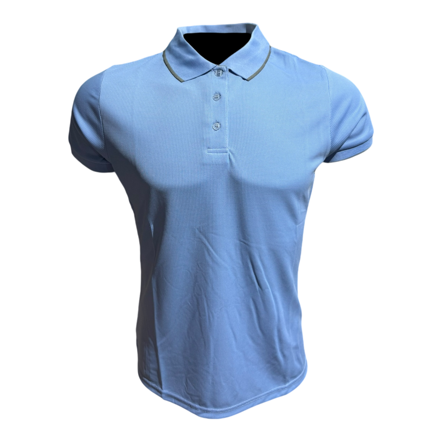 Camisa tipo polo Waffit - Celeste