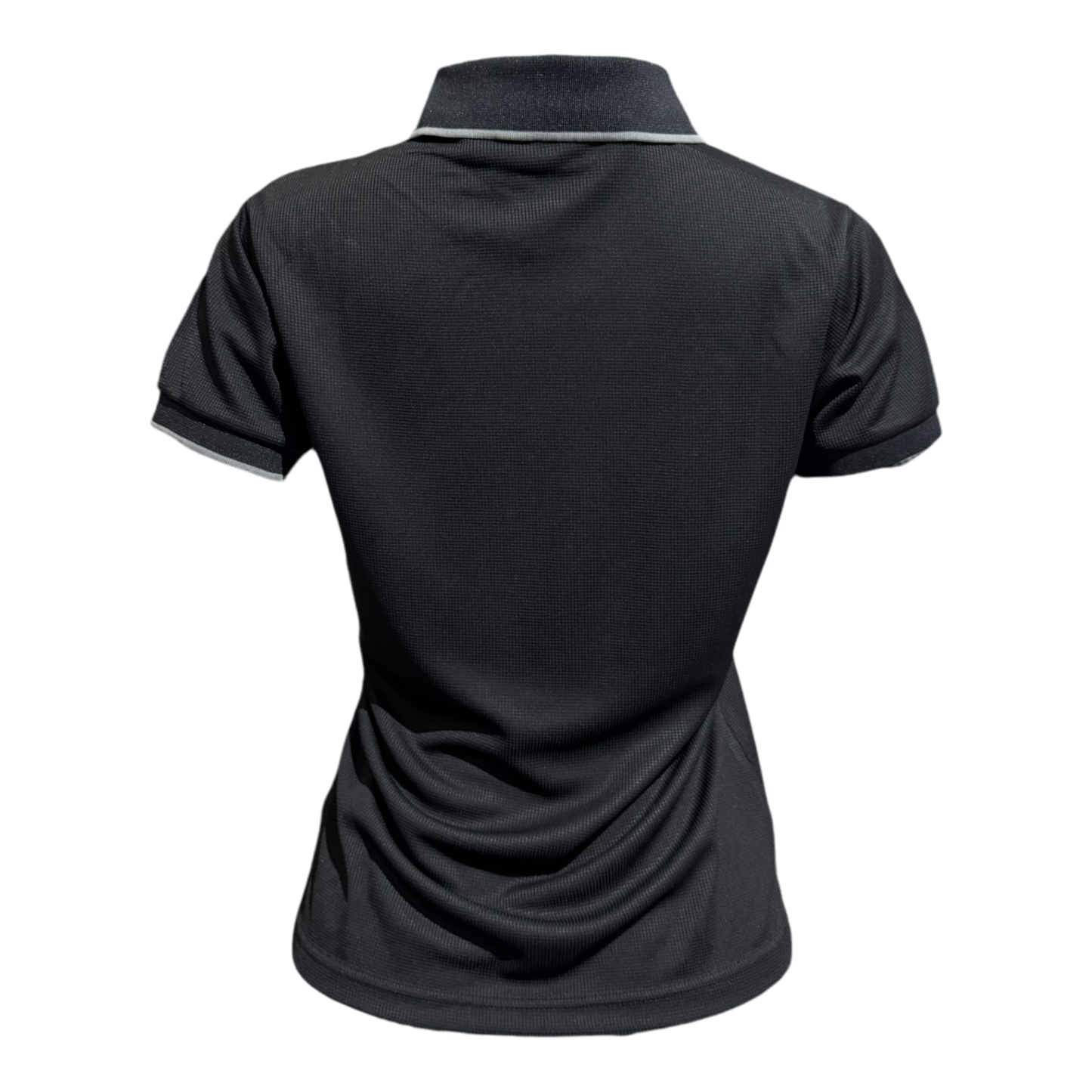 Camisa tipo polo Waffit - Negro