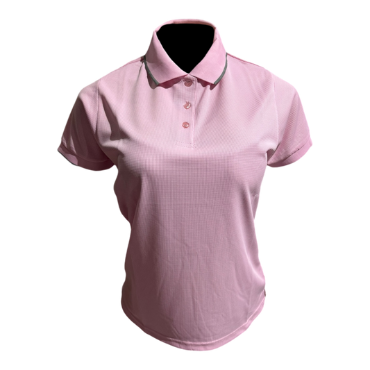Camisa tipo polo Waffit- Rosado