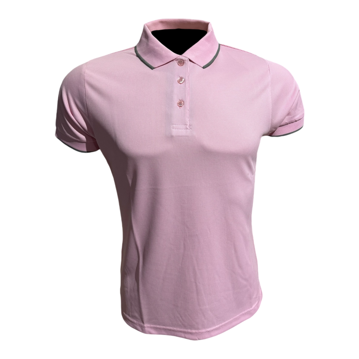 Camisa tipo polo Waffit- Rosado
