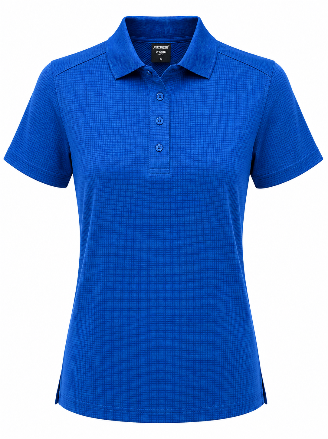 Camisa U-Grid Azul Rey