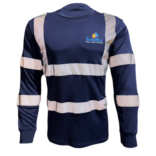 Camisa alta visibilidad azul
