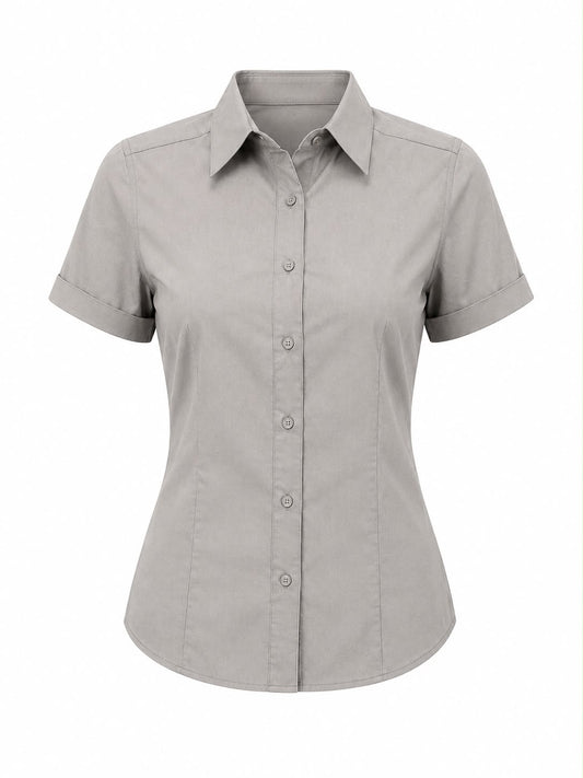 Camisa Oxford Gris