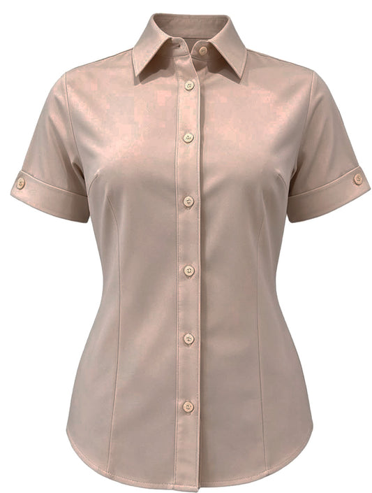 Camisa Oxford Beige