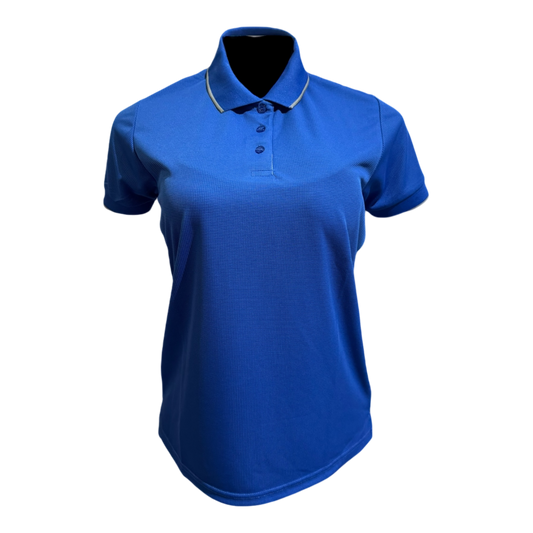 Camisa tipo polo Waffit - Azul Rey