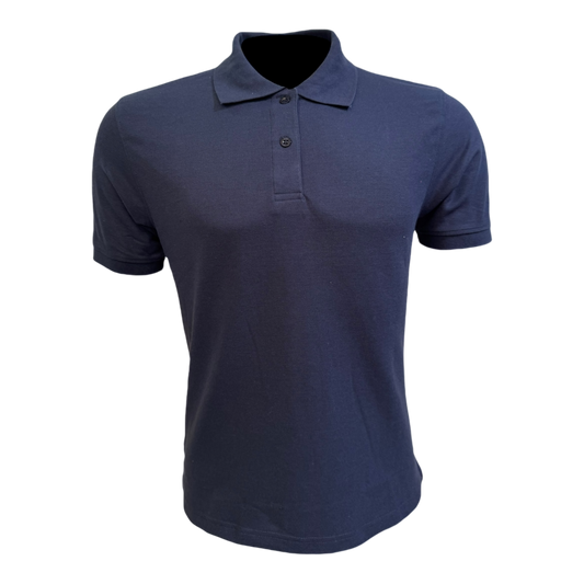 Camisa tipo polo Piqué - Azul Oscuro