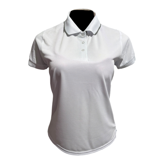 Camisa tipo polo Waffit - Blanco