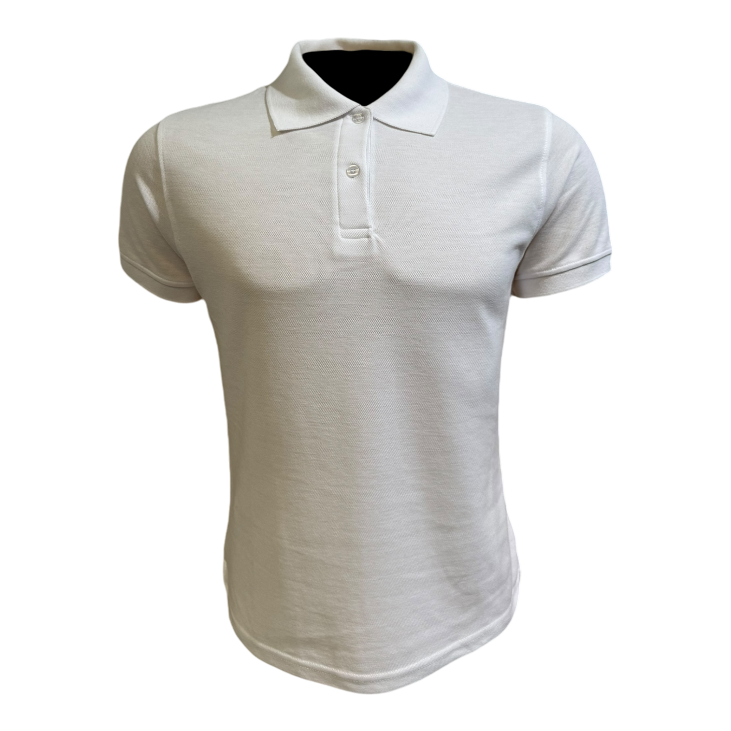 Camisa tipo polo Piqué - Blanco