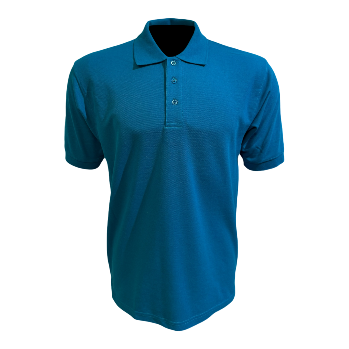 Camisa tipo polo Piqué -Turquesa