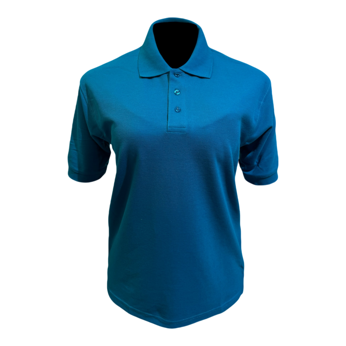 Camisa tipo polo Piqué -Turquesa