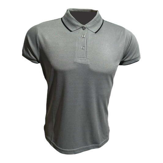 Camisa tipo polo Waffit - Gris