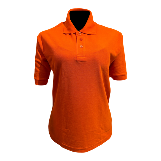 Camisa tipo polo Piqué - Naranja