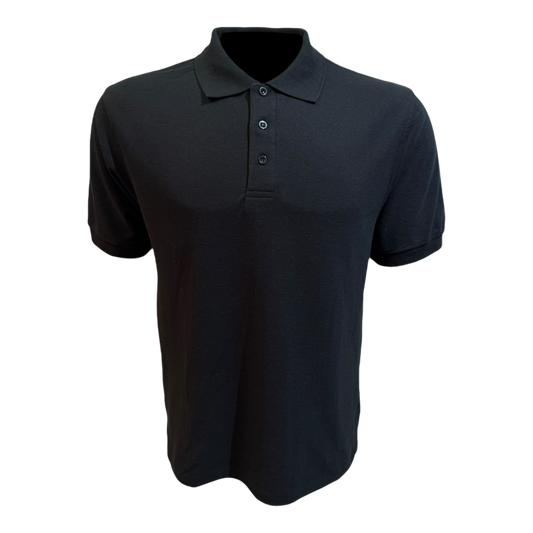 Camisa tipo polo Piqué - Negro