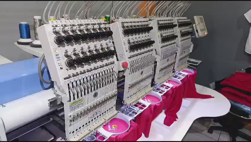 Cargar video: video de una maquina de bordado