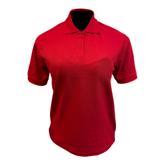 Camisa tipo polo Piqué - Rojo