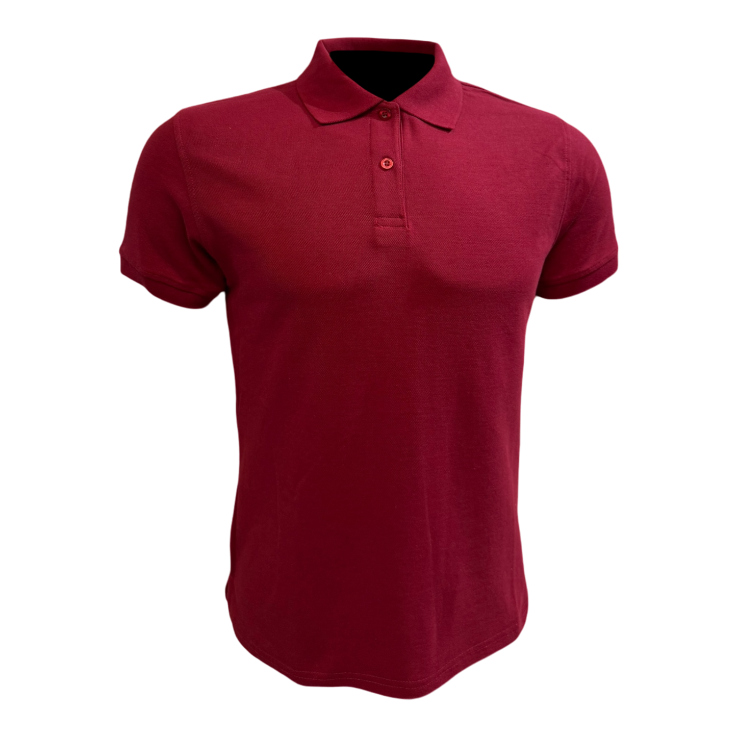 Camisa tipo polo Pique - Vino